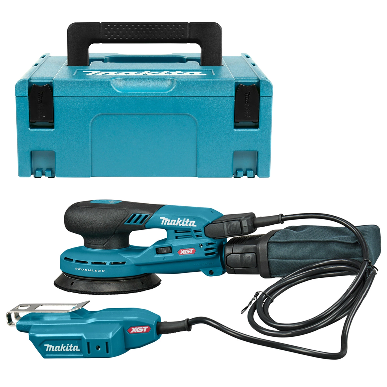 Makita BO003CGZJNL XGT 40V Li-ion Ponceuse excentrique en boîte M - 125mm-image
