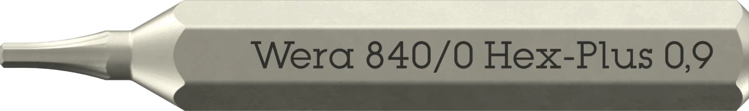 Wera 05058108001 840/0 Hex Plus Micro Bit - 0,9 x 30mm-image