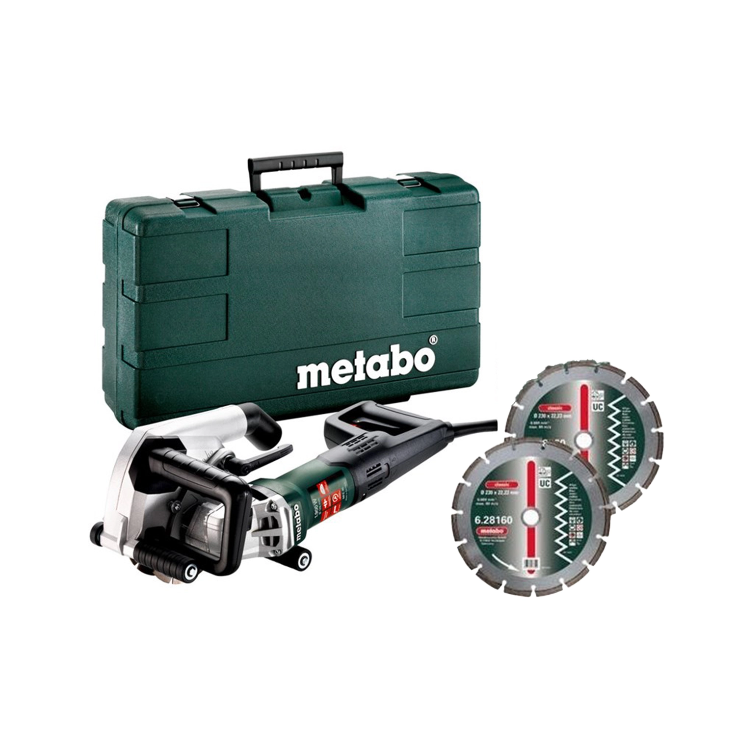 Metabo MFE 40 Scie à rainurer avec 2 disques diamantés dans un coffret - 1900 W-image