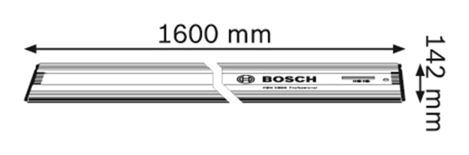 Bosch FSN 1600 liniaal geleiderails - 1600mm-image