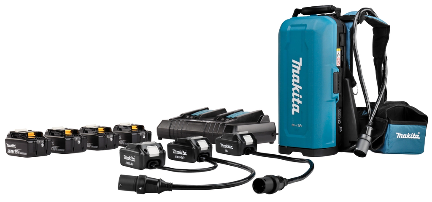 Makita 191C50-5 Pack batterie porté en sac à dos-image