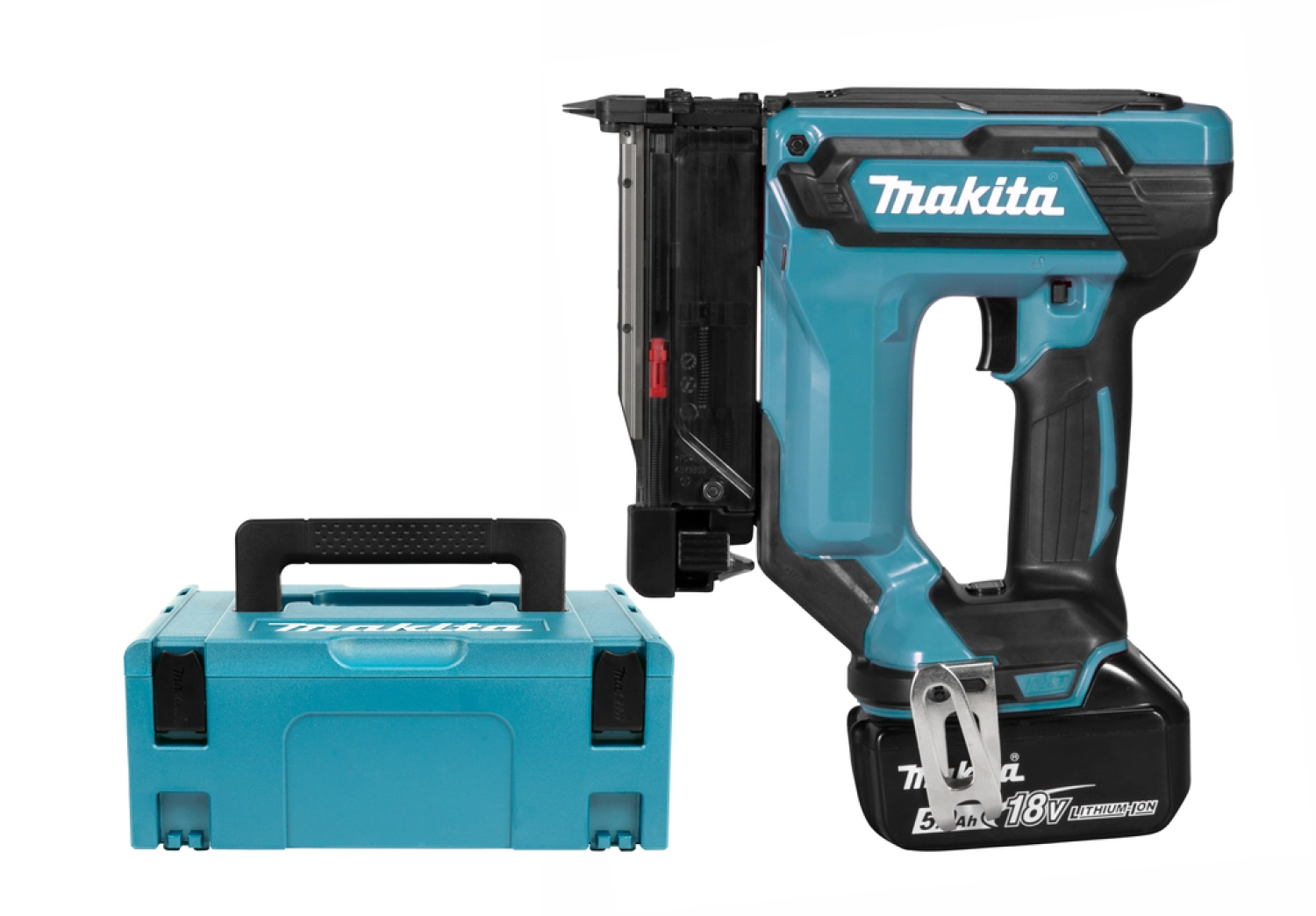 Makita DPT353ZJ Cloueuse de finition sans fil - 18V Li-ion - Mbox - Machine seule-image