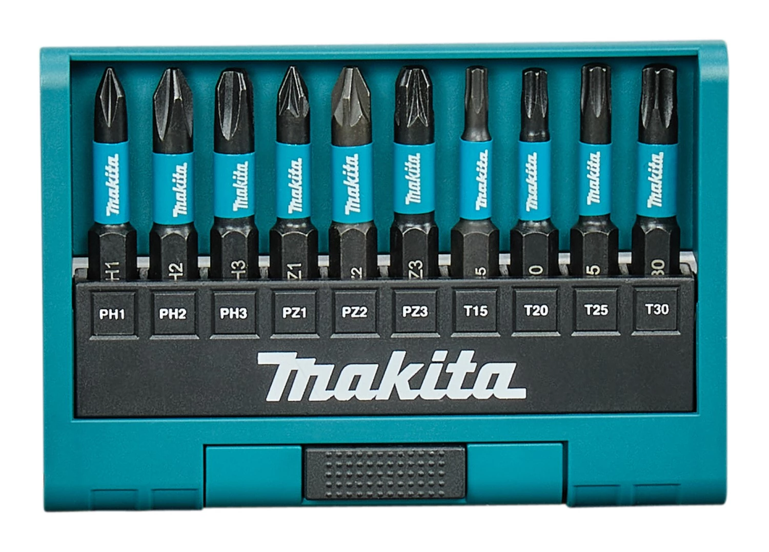 Makita E-12011 10-delige slagschroefbitset - Impact Black-image