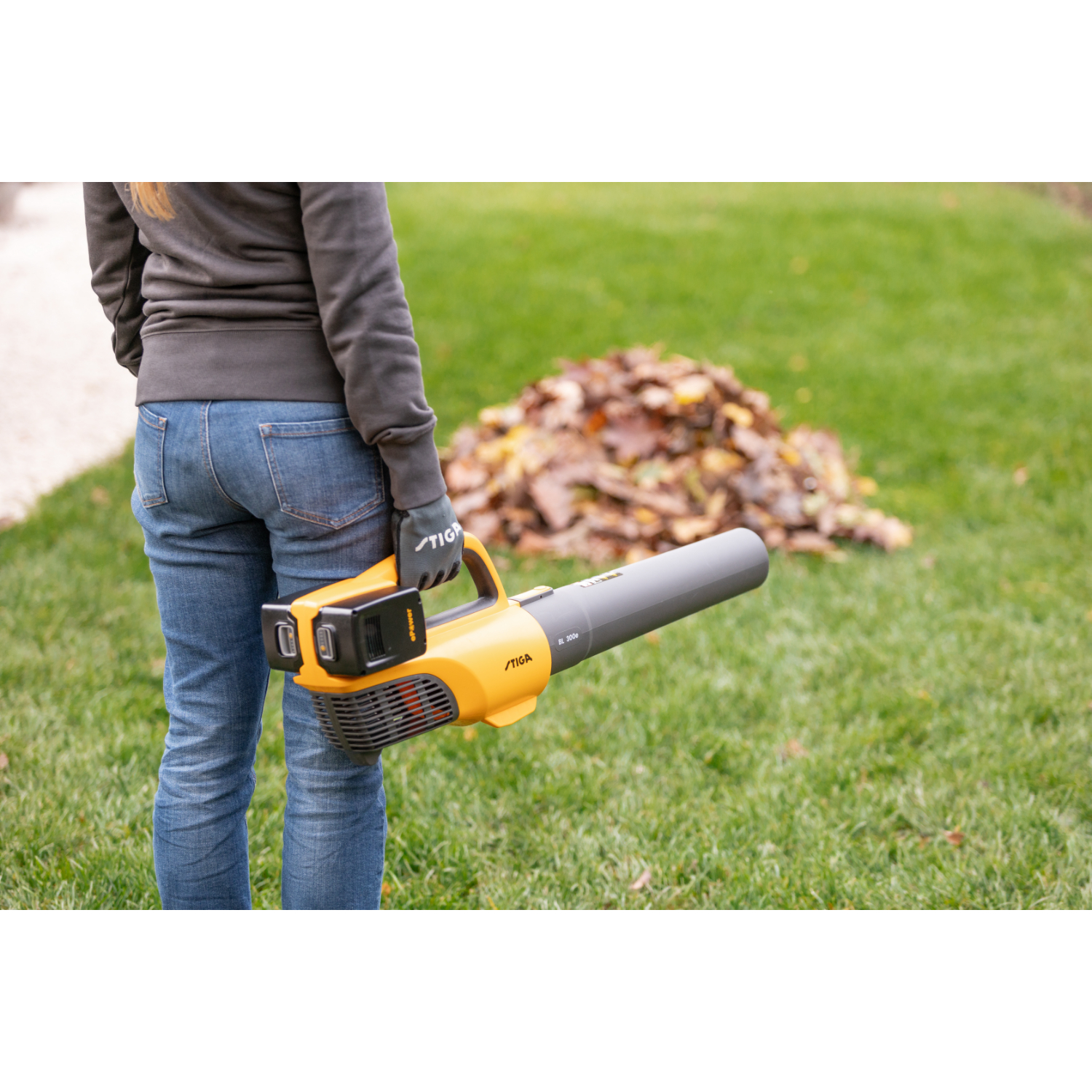Stiga BL 300e Kit Accu souffleur de feuilles (2x 4,0Ah batterie) - 20V-image