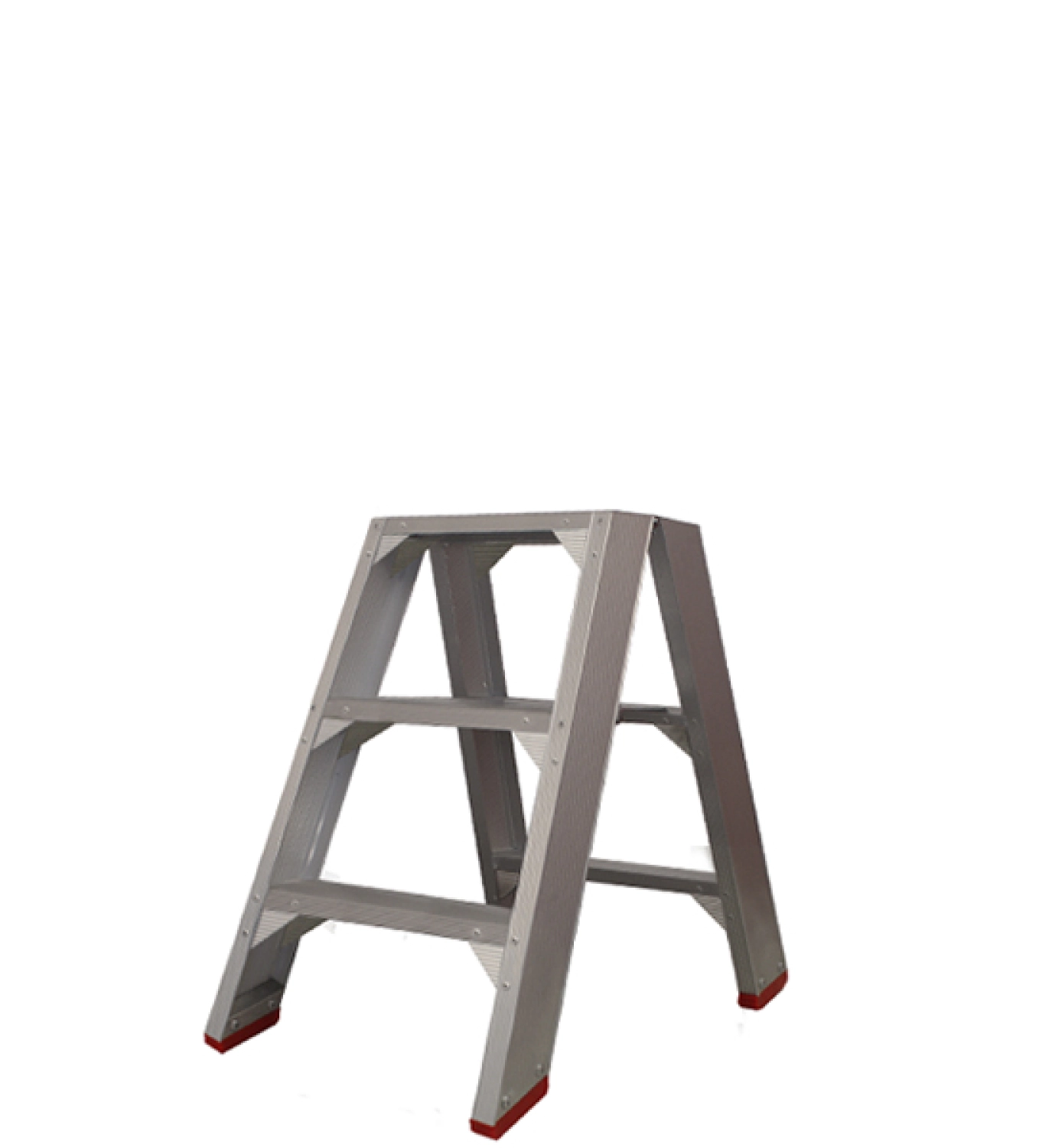 Little Jumbo 4741000203 SuperPRO Dubbele trap - Aluminium - 2 x 3 treden - max. werkhoogte 2.70 m.-image