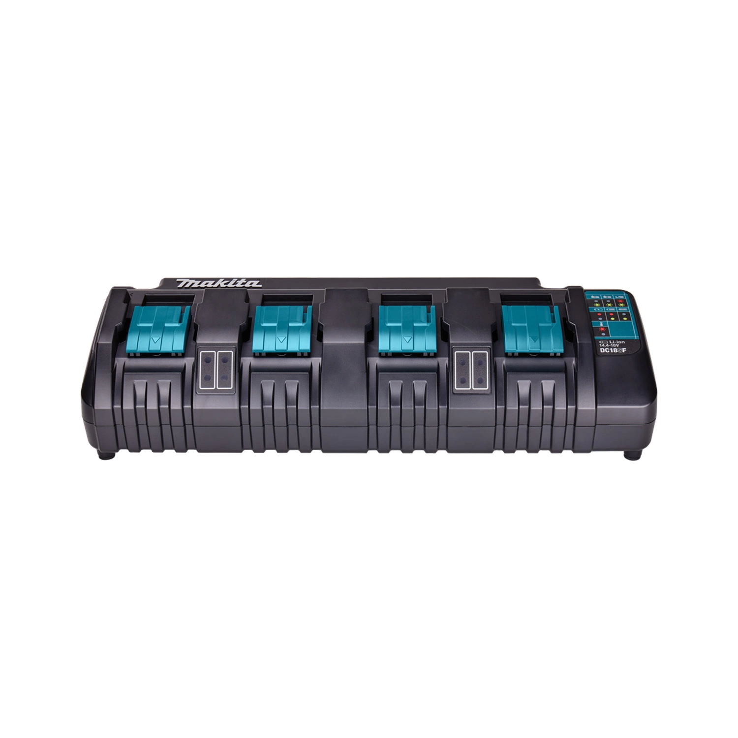 Makita DC18SF 14.4V - 18V Li-Ion Accu multilader - 4 accu's-image