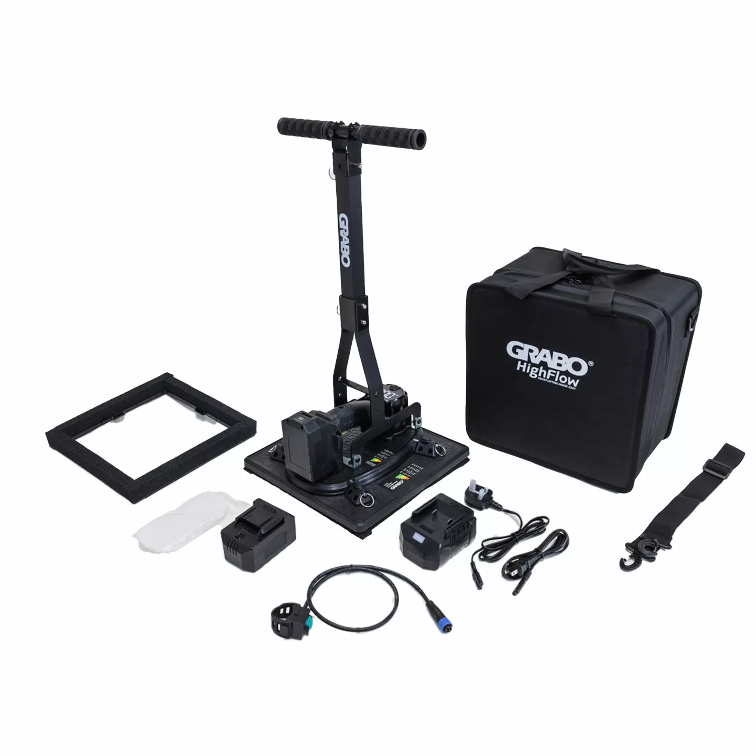Grabo High Flow Elektrische Vacuüm Tegeldrager in beschermtas - 50,3kg-image