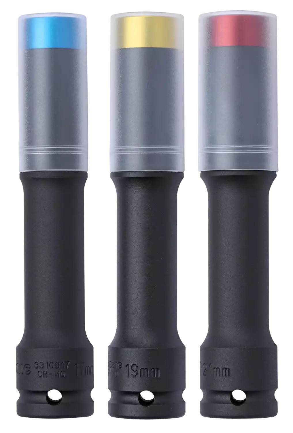 Sonic 300312 Jeu de douilles électriques 1/2'' 6 faces extra longues - 3 pièces-image