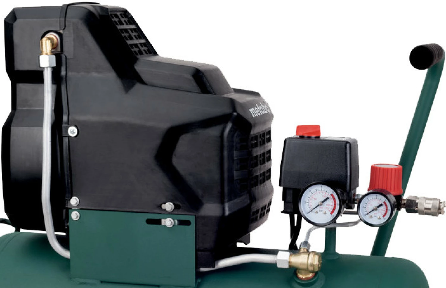 Metabo Basic 250-24 W OF olievrij compressor - 1500W - 8 bar - 24L - 100 l/min-image
