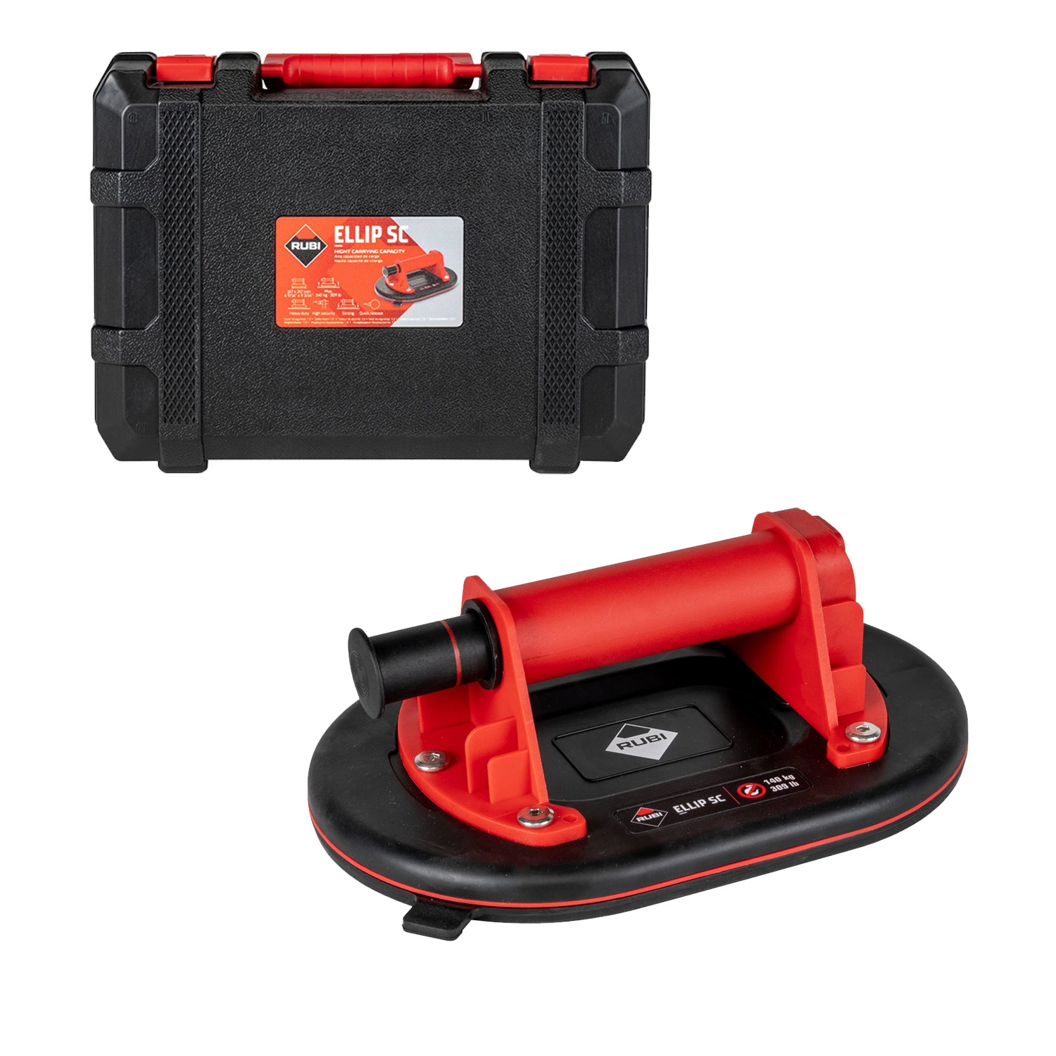 Rubi Ellip Tegeldrager in koffer - 140 kg-image