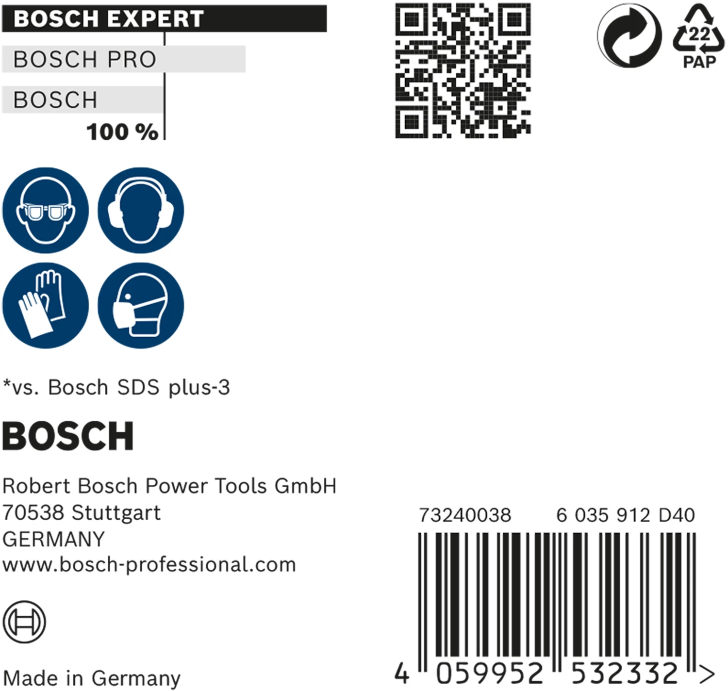 Bosch 2608900160 EXPERT Hamerboor SDS plus-7X 10st 6x100x165mm-image