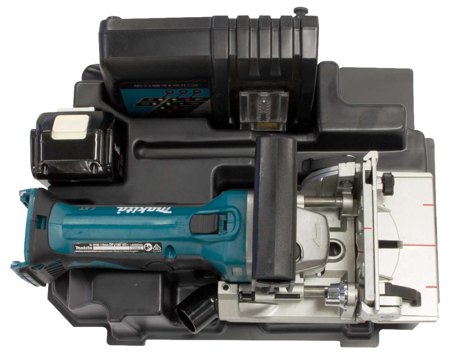 Makita DPJ180Y1J 18V Li-Ion accu lamellenfrees body + (1x 1.5Ah accu) in Mbox - Zonder lader-image