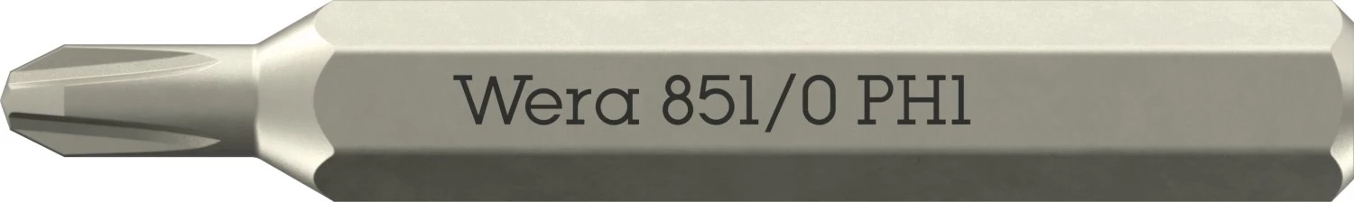 Wera 05058122001 851/0 Kruiskop Micro Bit - PH 1 x 30mm-image