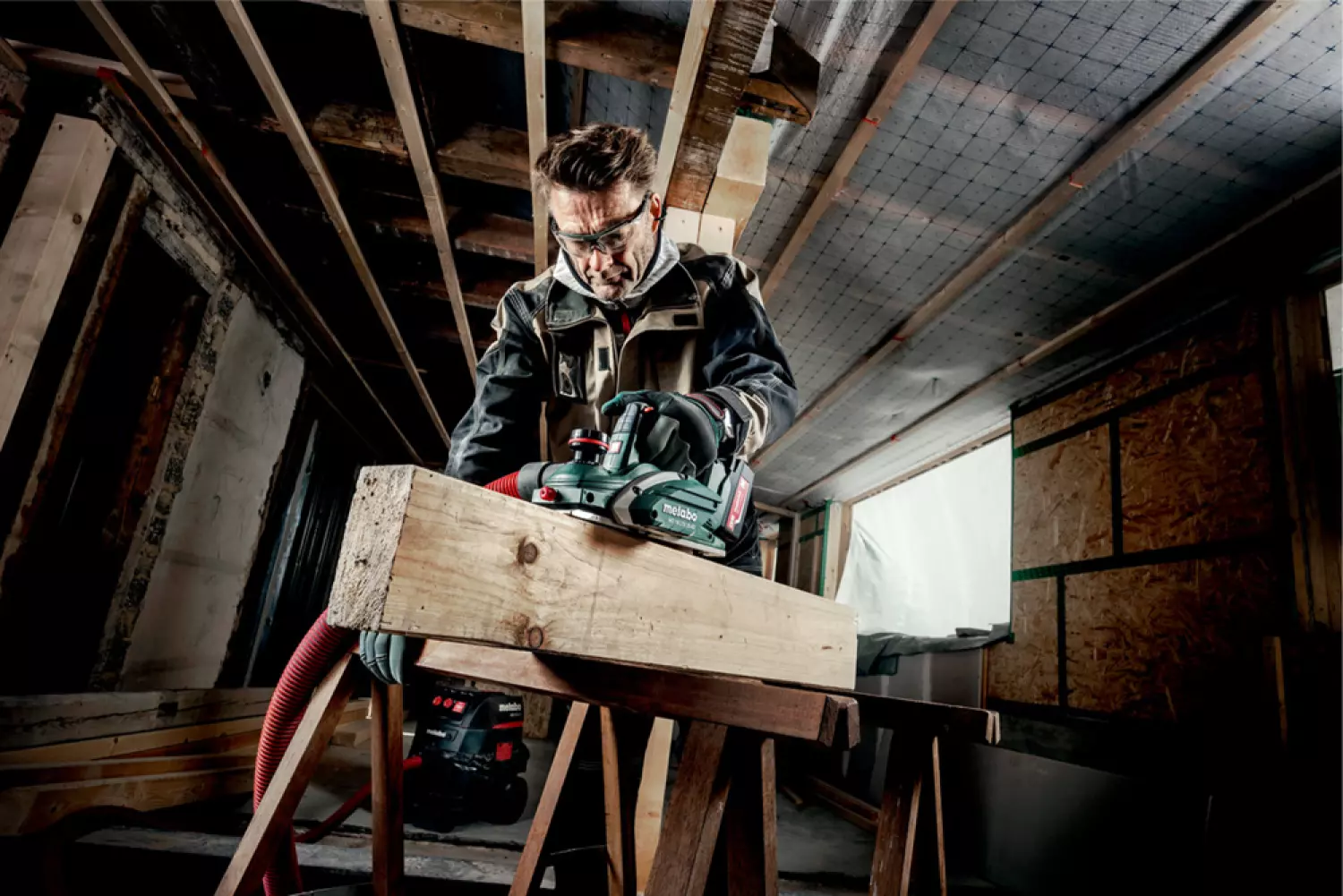 Metabo HO 18 LTX 20-82 18V Li-Ion accu schaafmachine body in metaBOX - 82mm - 2mm-image