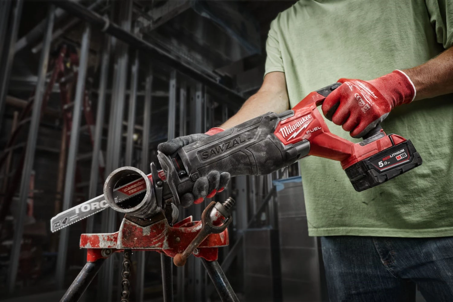 Milwaukee M18 FSZ-0X 18V Li-ion accu reciprozaag body in HD Box - Koolborstelloos - Snelwissel-image
