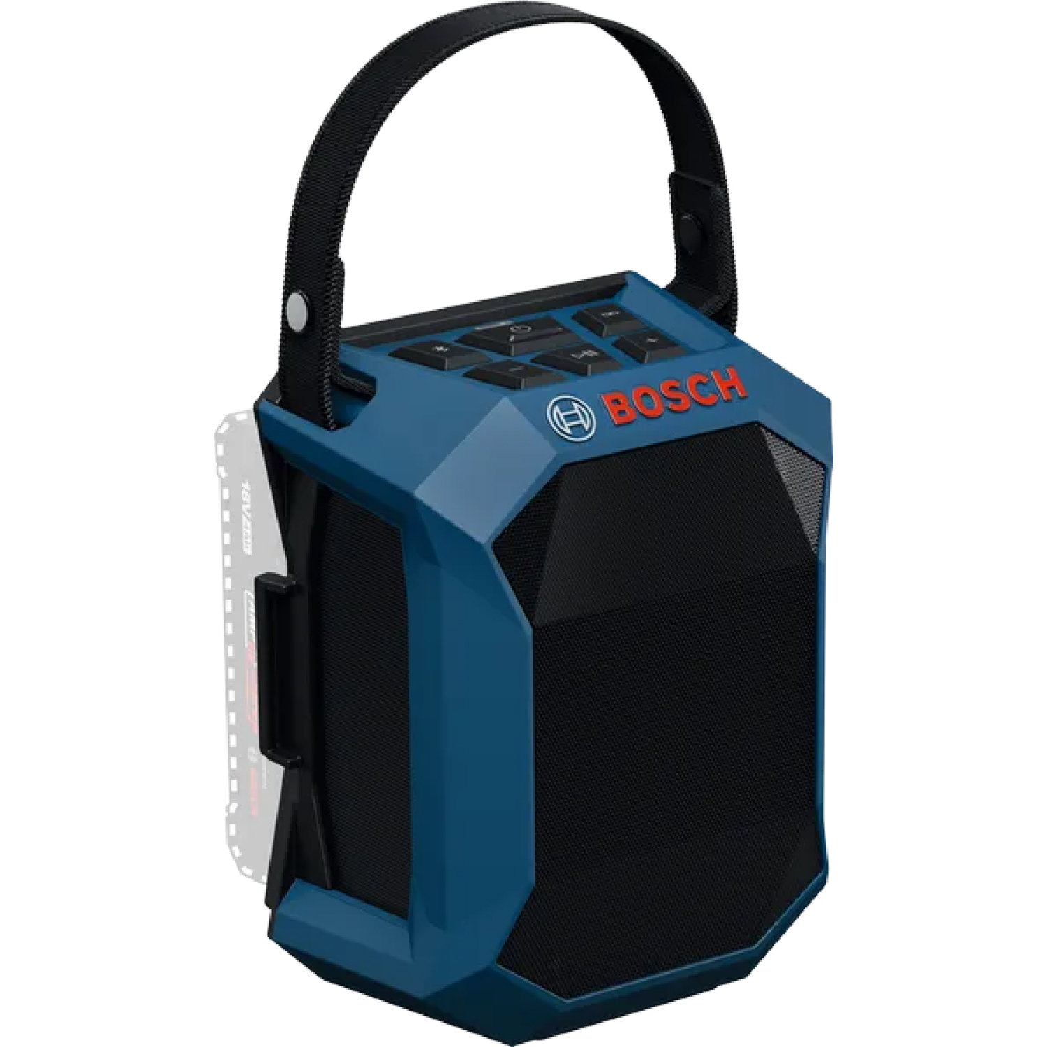 Bosch GPB 18V-1 C 18 V batterie haut-parleur corps-image