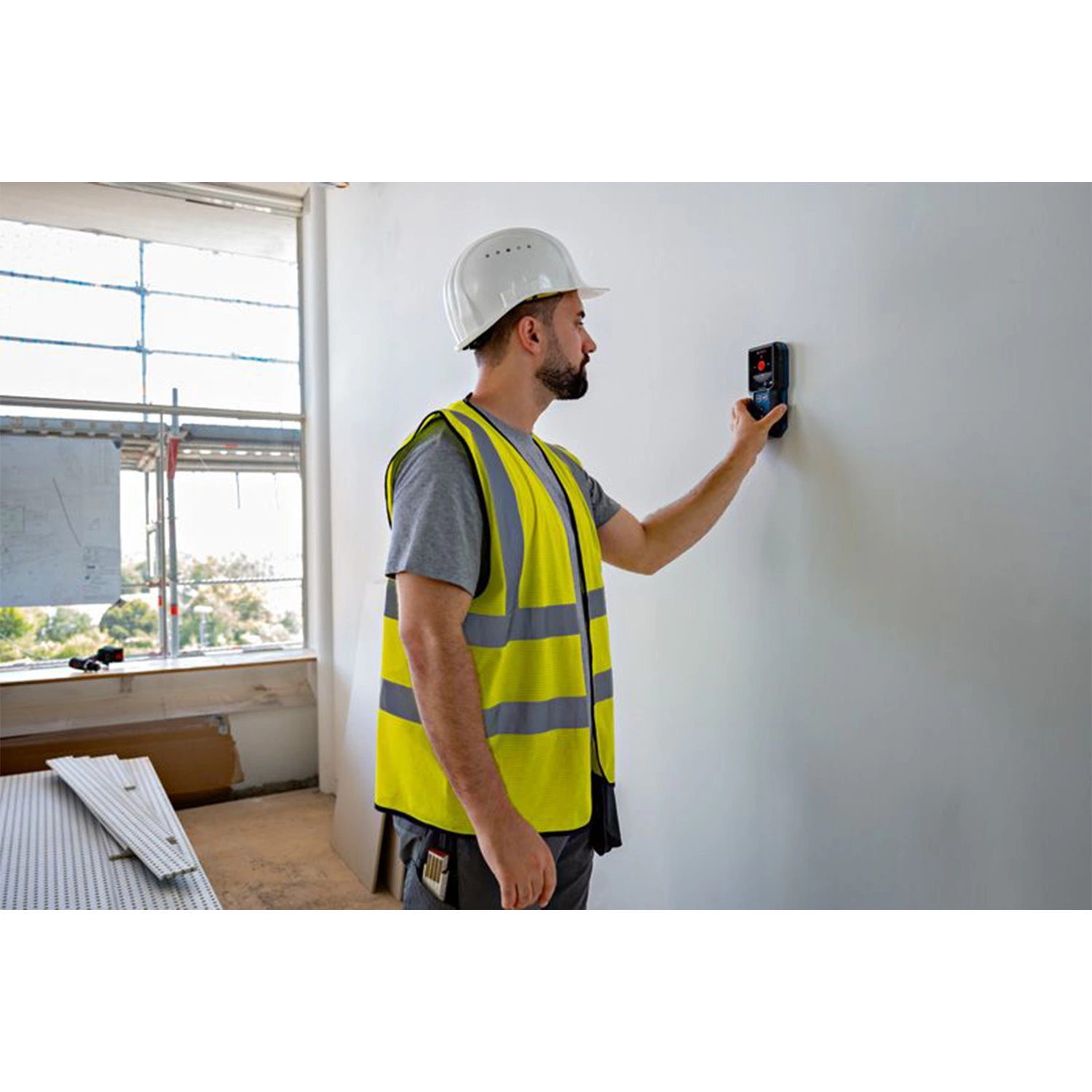 Bosch GMS 120-27 Multidetector/Leidingzoeker (1x 1,0Ah accu) in tas - tot 120mm - IP54-image