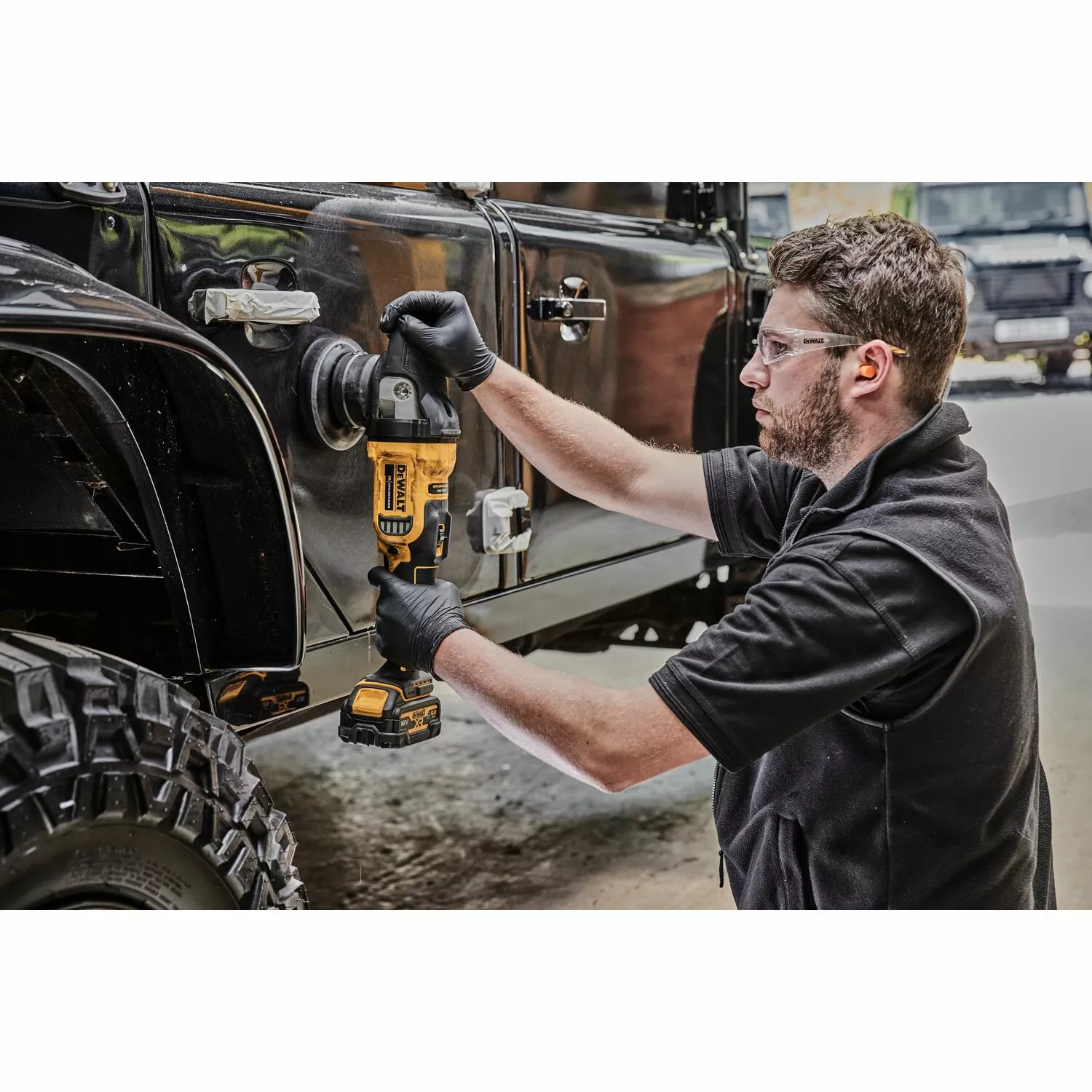 DeWALT DCM848N-XJ 18V Li-ion XR accu haakse polijstmachine body - koolborstelloos-image