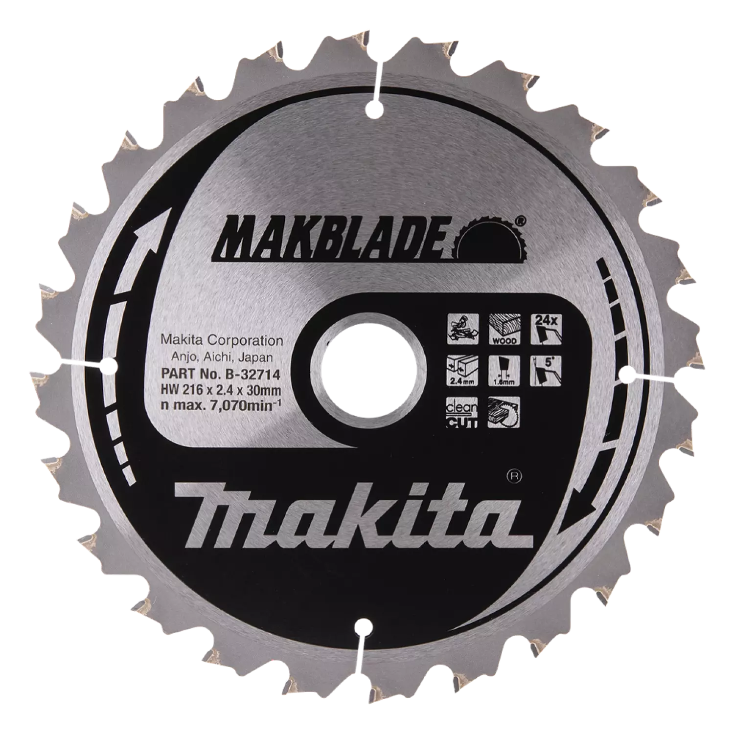 Makita B-32714 Afkortzaagblad Hout-image