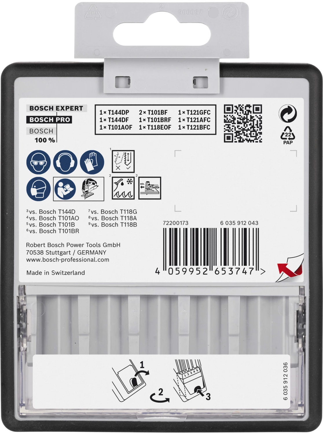 Bosch 2607011943 PRO 10-delige Hout en Metaal zaagbladenset in Robustline cassette - 100mm-image