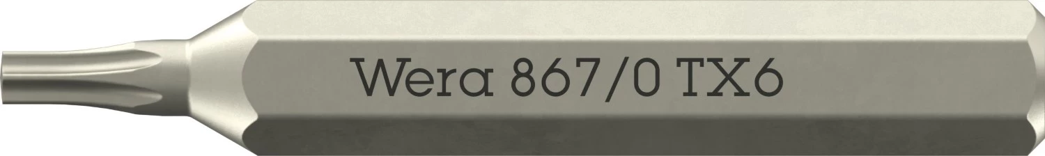 Wera 05058131001 867/0 Embout Torx Micro - TX 6 x 30 mm-image
