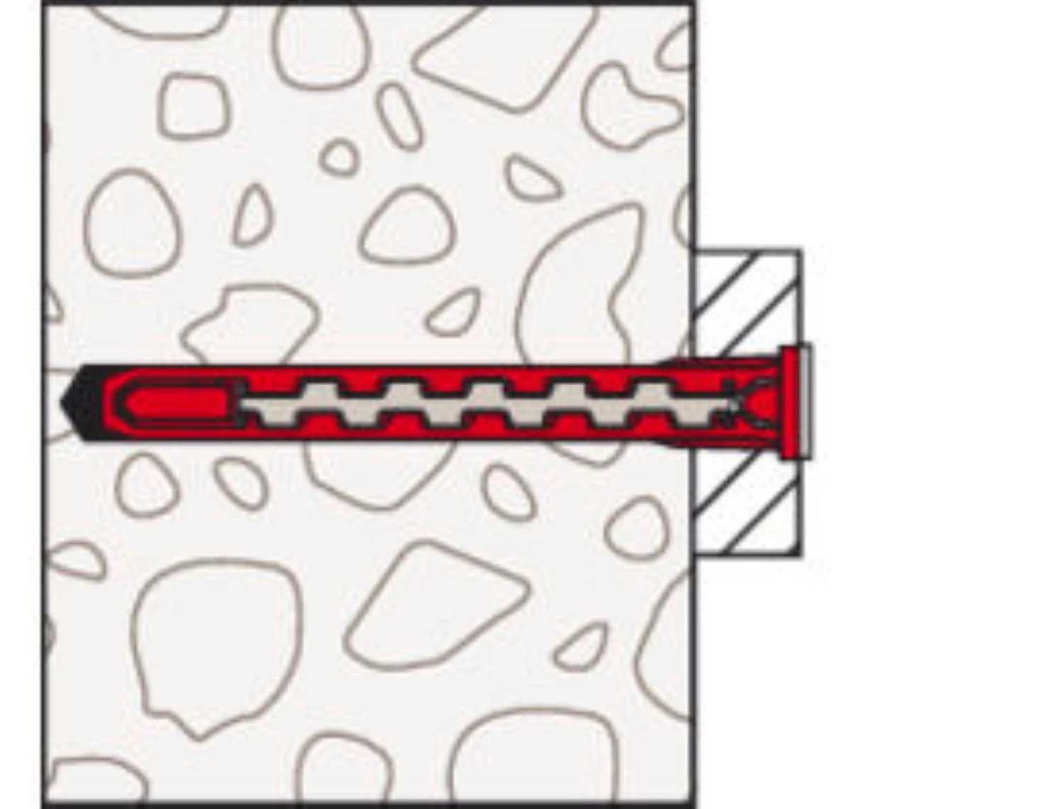 Fischer 577365 Nylon plug HybridPower 10 x 90 met TX40 schroef (50st)-image