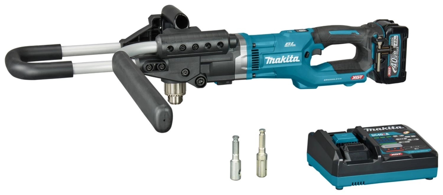 Makita DG001GM105 XGT 40V Max Li-Ion accu grondboor set (1x 4,0Ah) incl. adapter A en D - 13mm - koolborstelloos-image