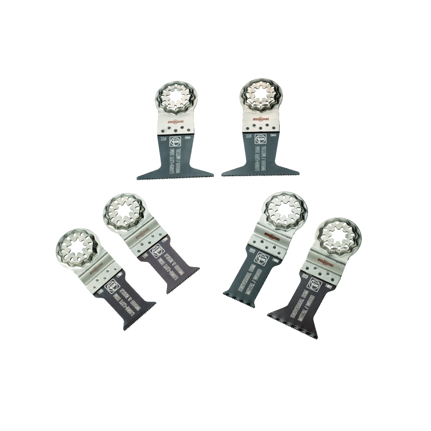 Fein 35222967010 6-delige invalzaagbladen set - Wood & Metal-image