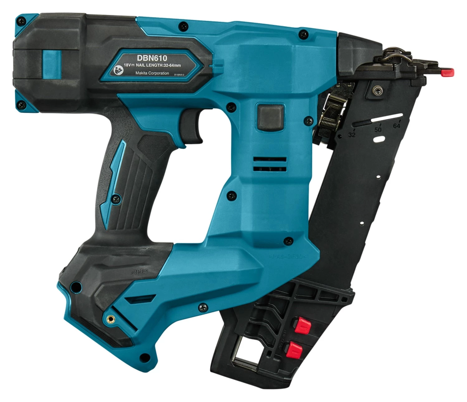 Makita DBN610ZJ 18V Li-ion accu brad tacker body in Mbox - 16Ga-image