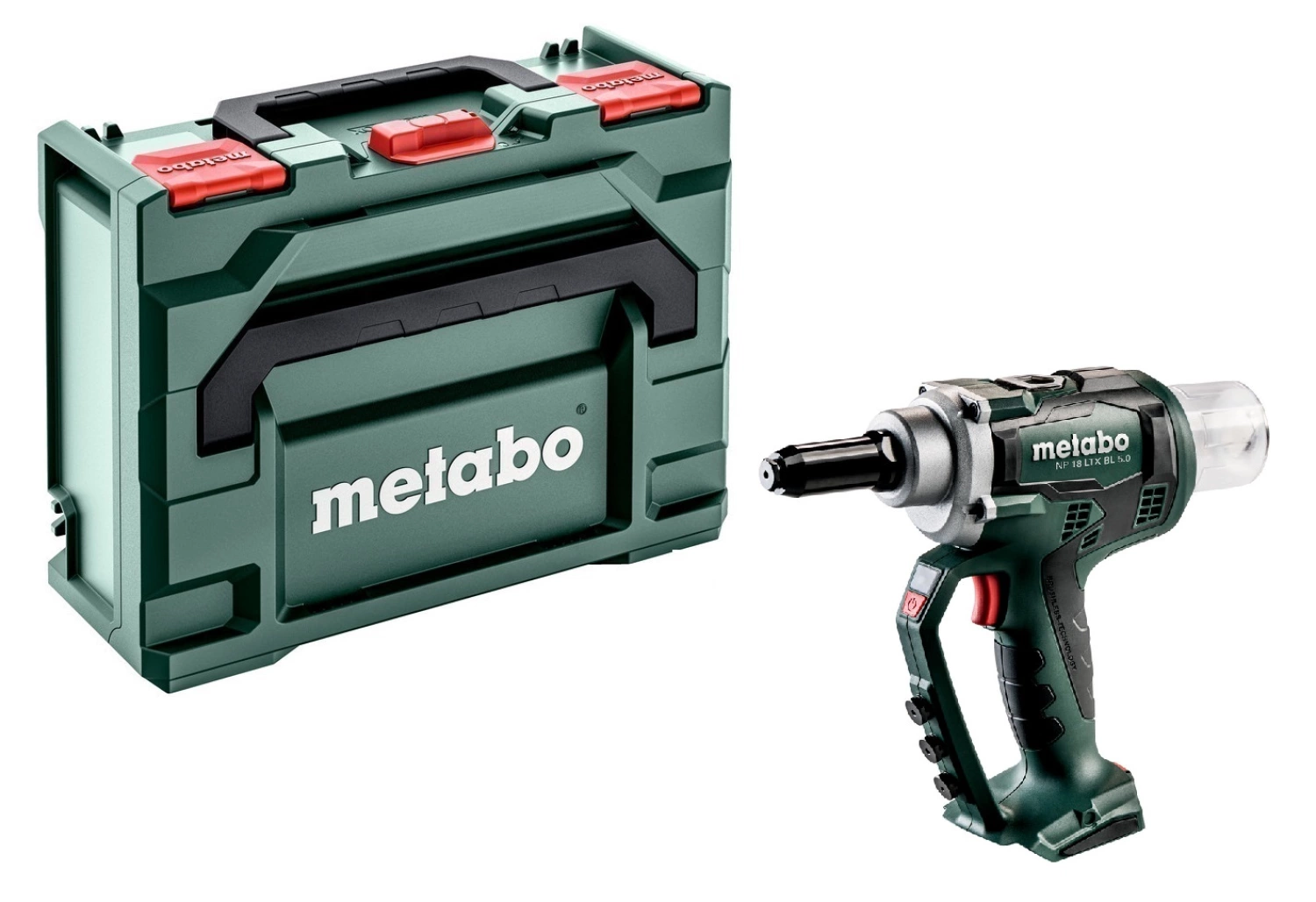 Metabo NP 18 LTX BL 5.0 18 V Li-Ion pistolet à agrafes sans fil dans metaBOX - sans charbon - 2,4 - 5 mm-image