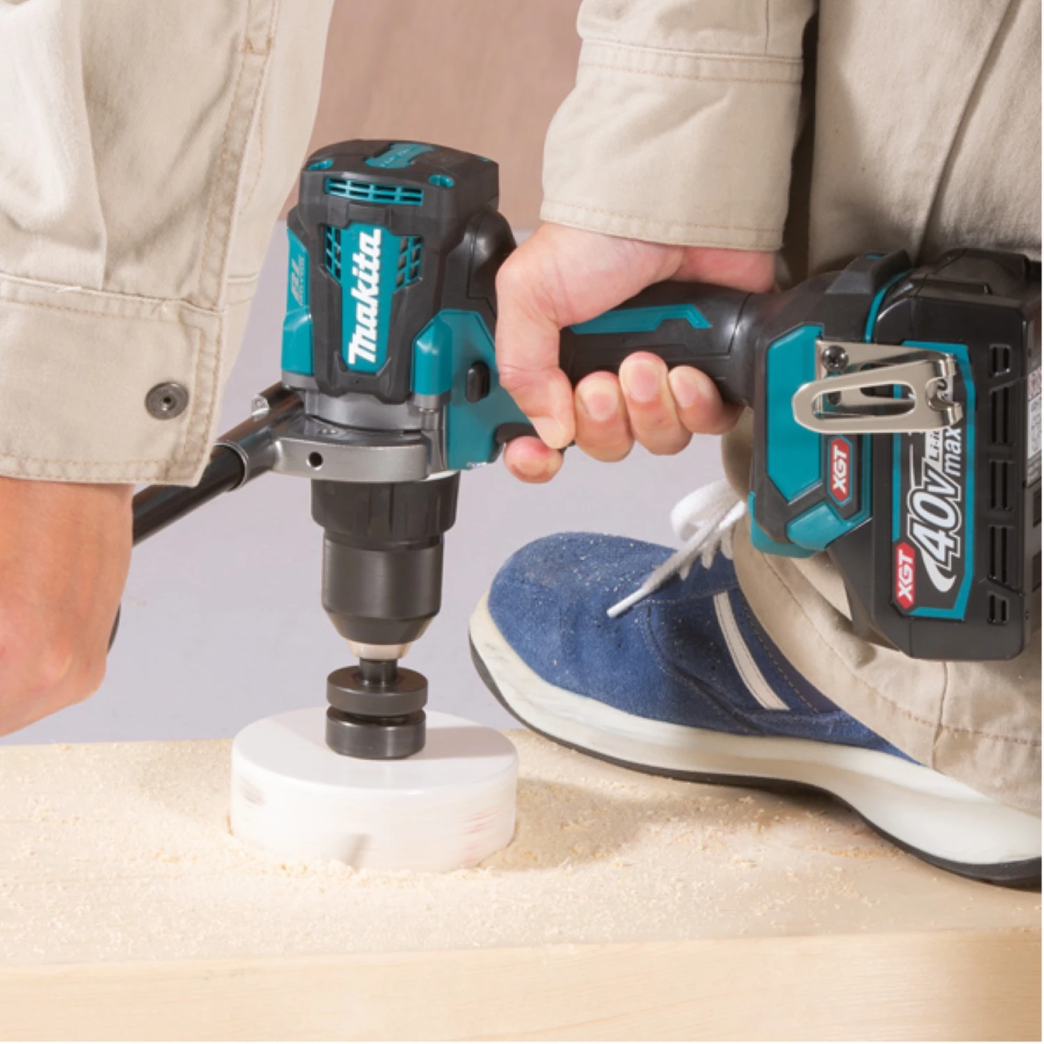 Makita DF001GZ XGT 40V Max Li-Ion accu schroef-/boormachine body - 140Nm - koolborstelloos-image