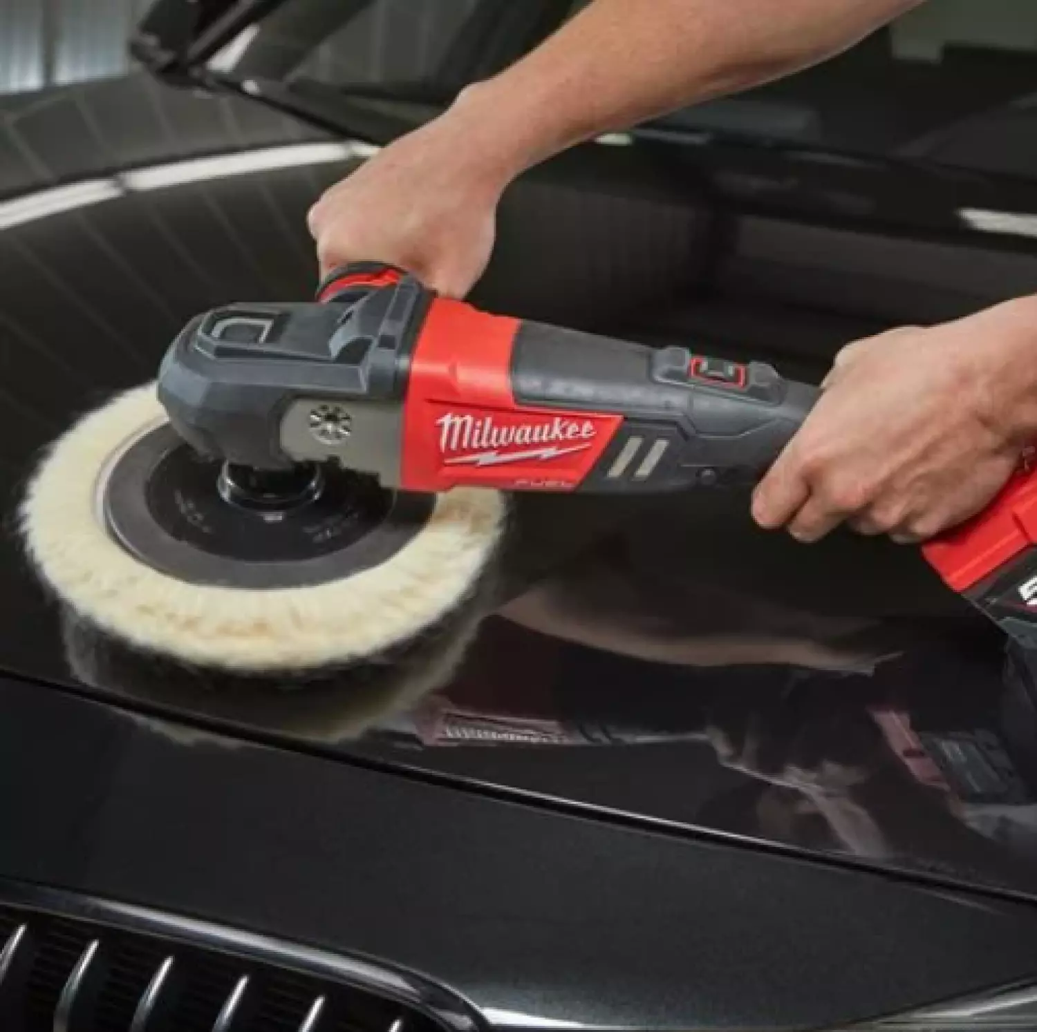 Milwaukee M18 FAP180-0X 18V Li-Ion accu Polijstmachine body in HD Box - variabel-image