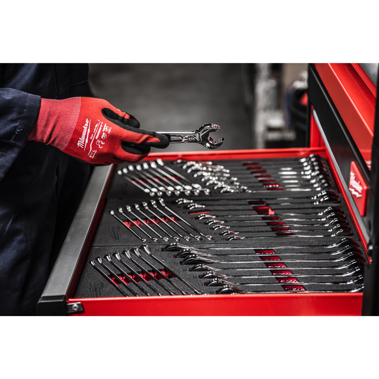 Milwaukee 4932479829 Foam Inlay Ringratel-steeksleutel Flex set MAXBITE™-image