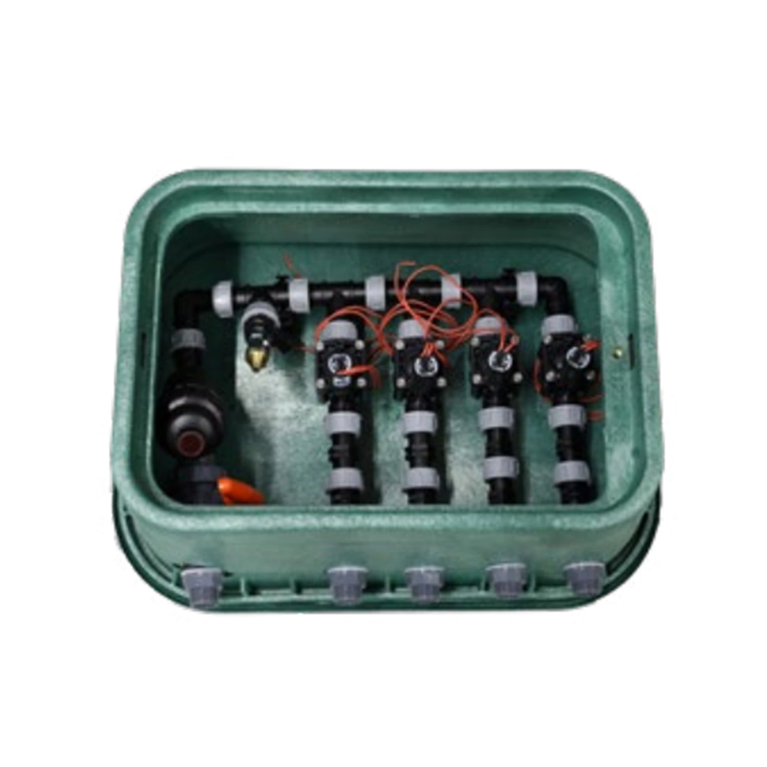 Rain Bird B.10.666 Boîte à clapets pré-montée - 4 clapets-image