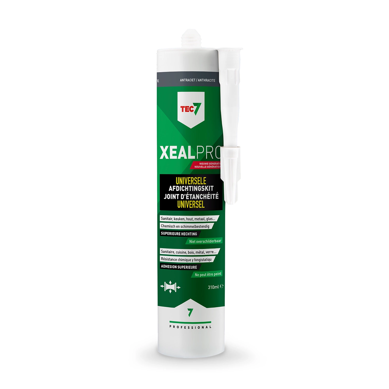 TEC7 528004000 - XealPro anthracite (RAL 7016) - cartouche 310 ml-image