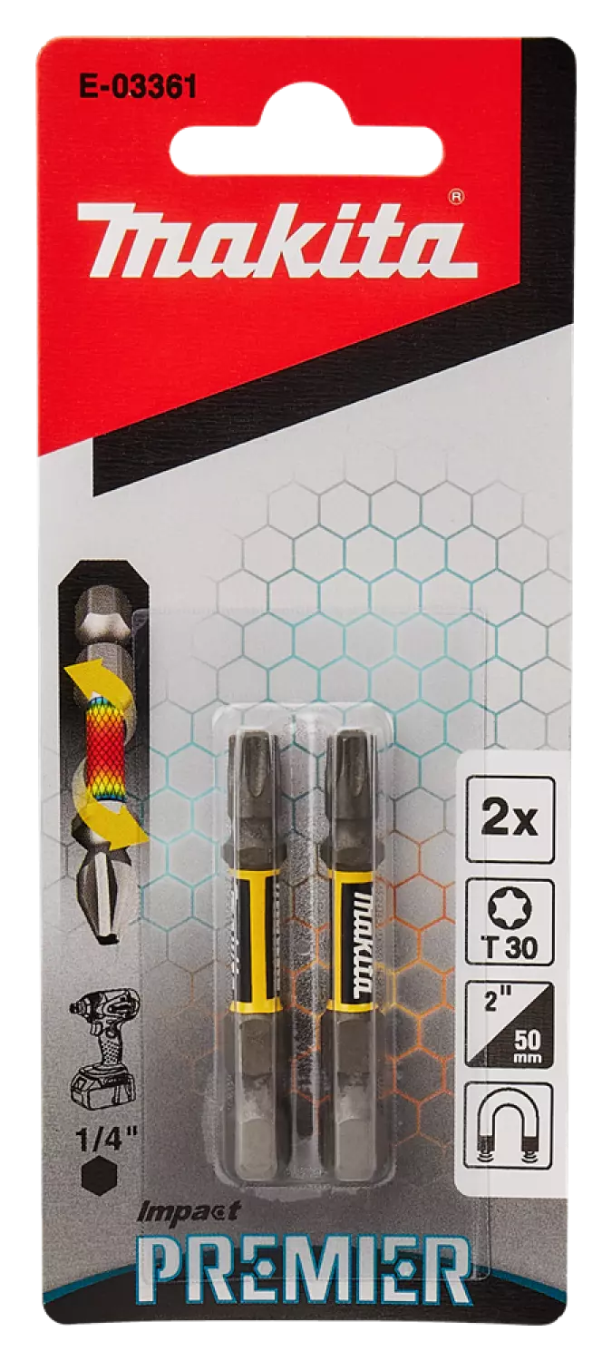 Makita E-03361 Embout de vis à choc - T30 x 50mm-image