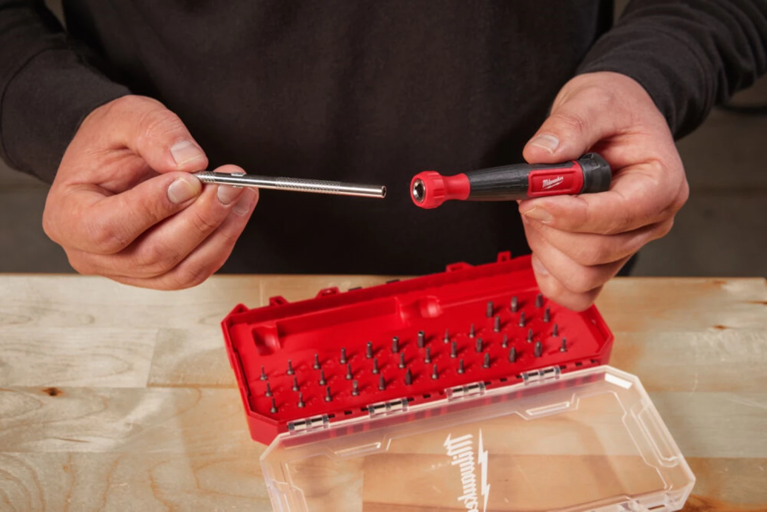 Milwaukee 4932498177 39-delige Precisie Schroevendraaierset in PACKOUT™ Ready Box - Multi-bit-image