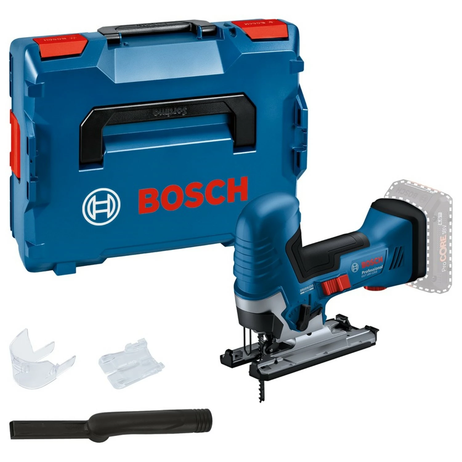Bosch GST 18V-125 S 18 V Li-Ion scie sauteuse sans fil dans L-Boxx - sans charbon-image