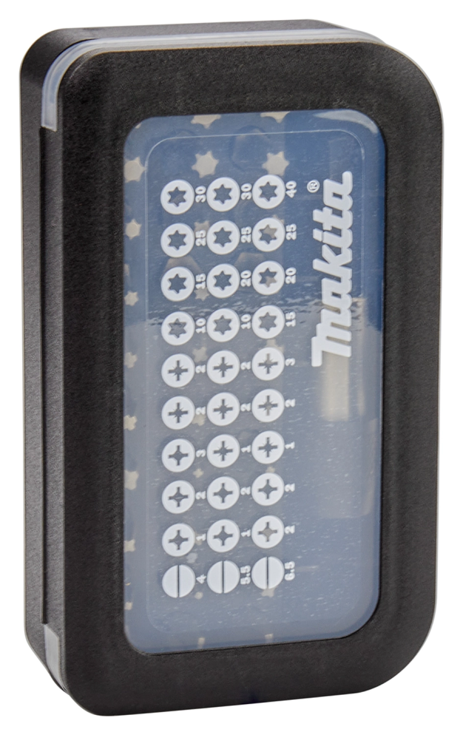 Makita D-30667 31 delige bitset in cassette met riemclip-image