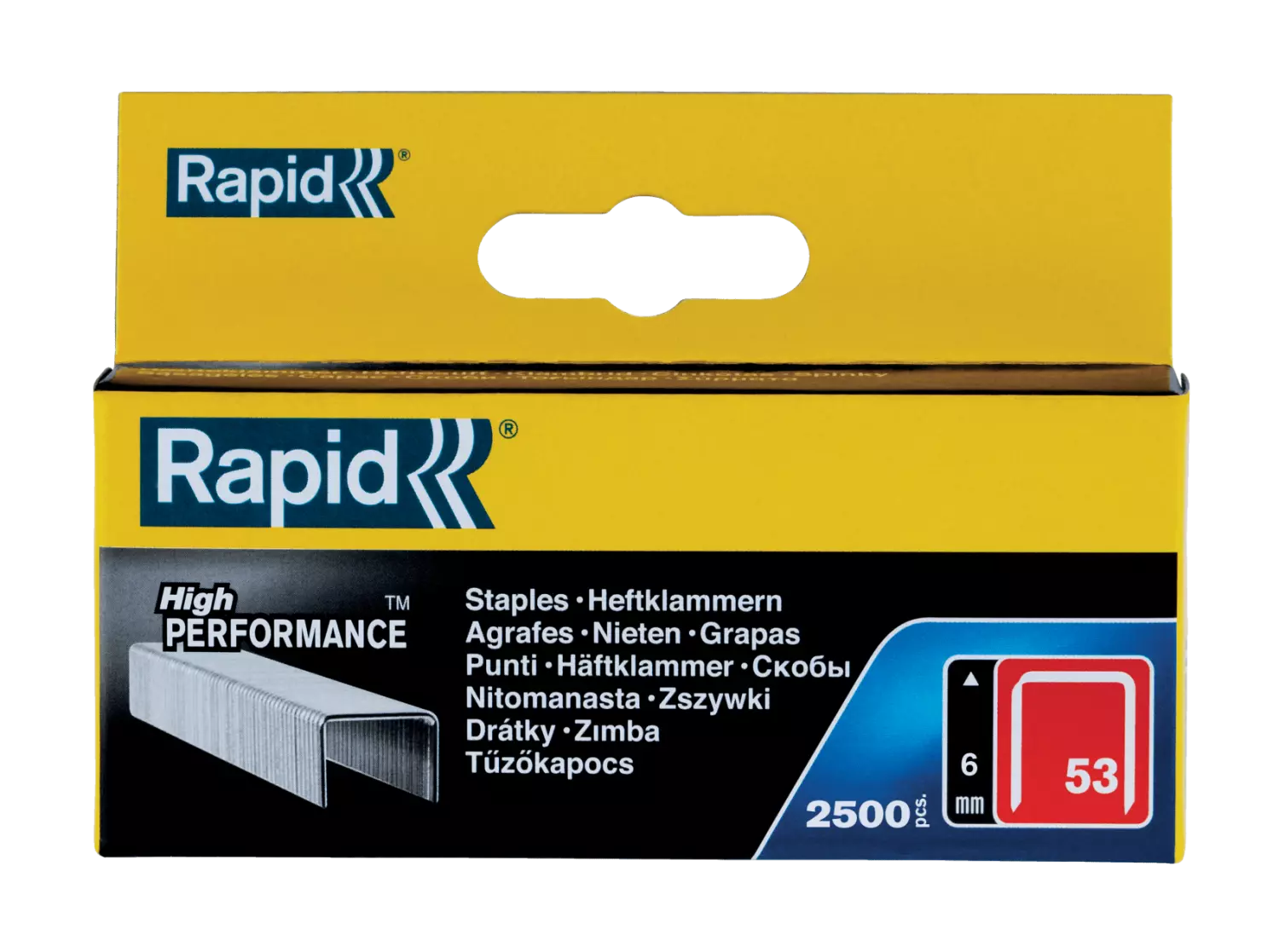 Rapid Dundraadnieten - 53/6mm - gegalvaniseerd - 2500st-image