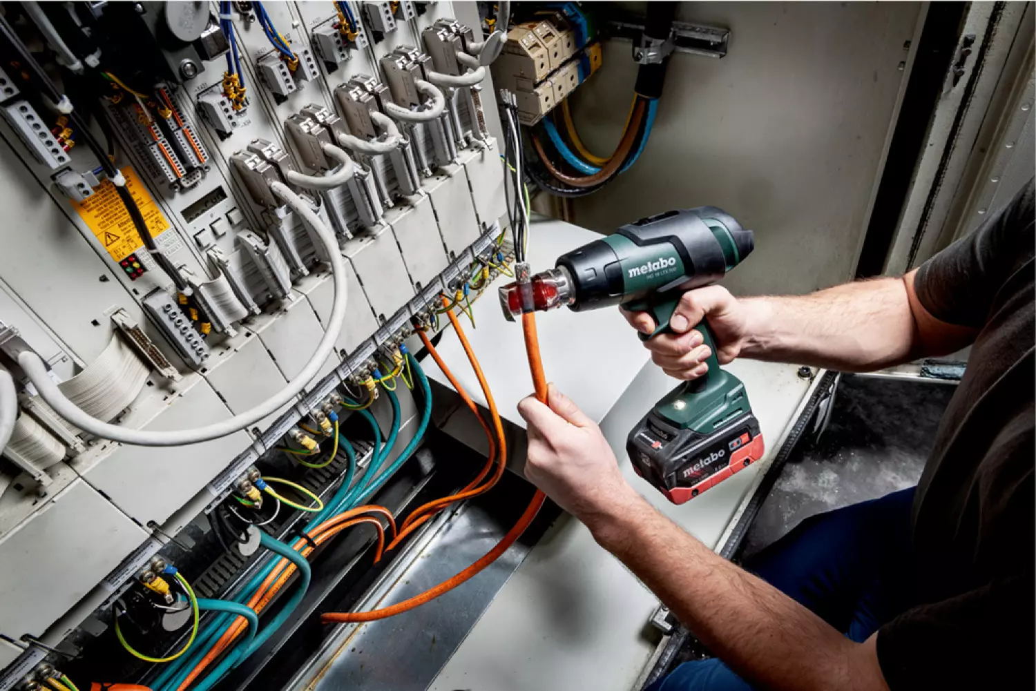 Metabo HG 18 LTX 500-M 18V Li-ion accu Heteluchtpistool body in MetaBox - 500°C-image