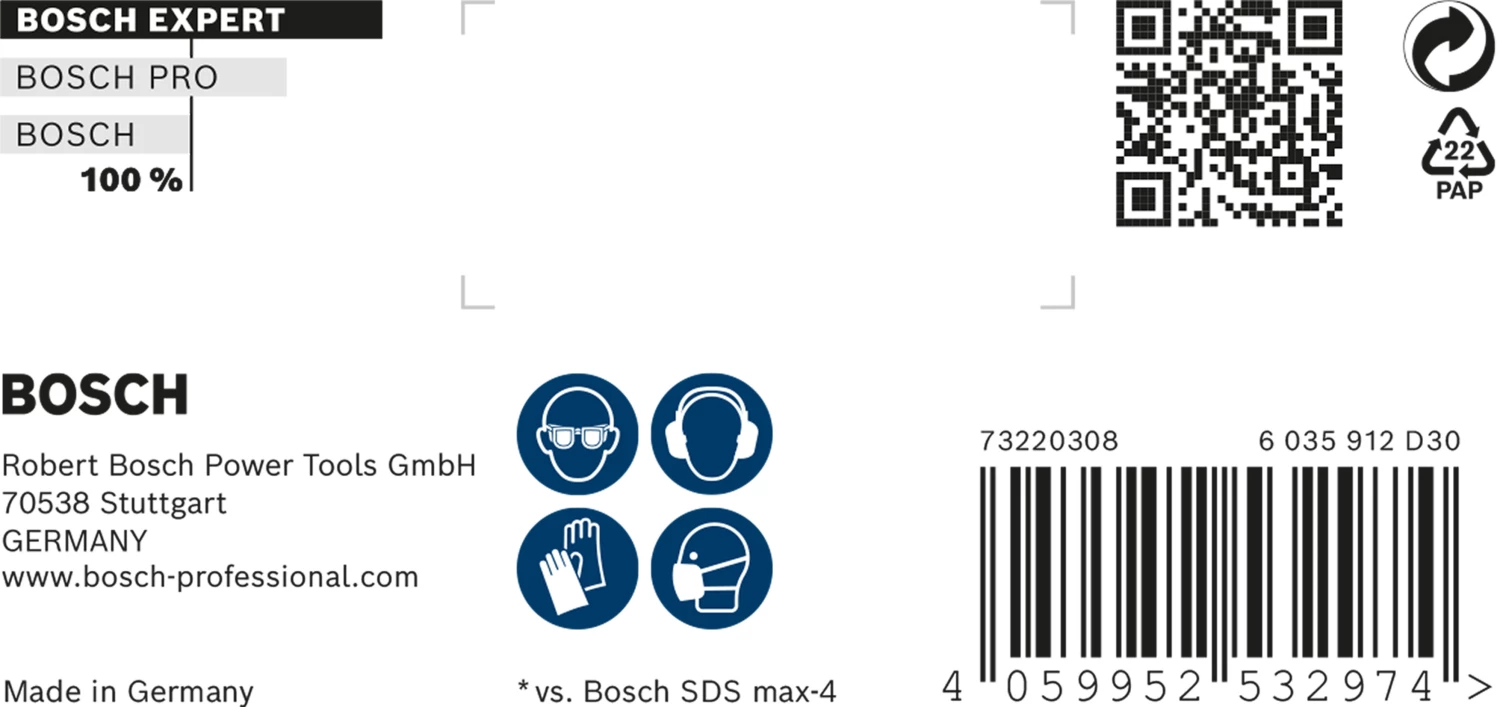 Bosch 2608900223 EXPERT Hamerboor SDS Max-8X - 18x600x740mm-image