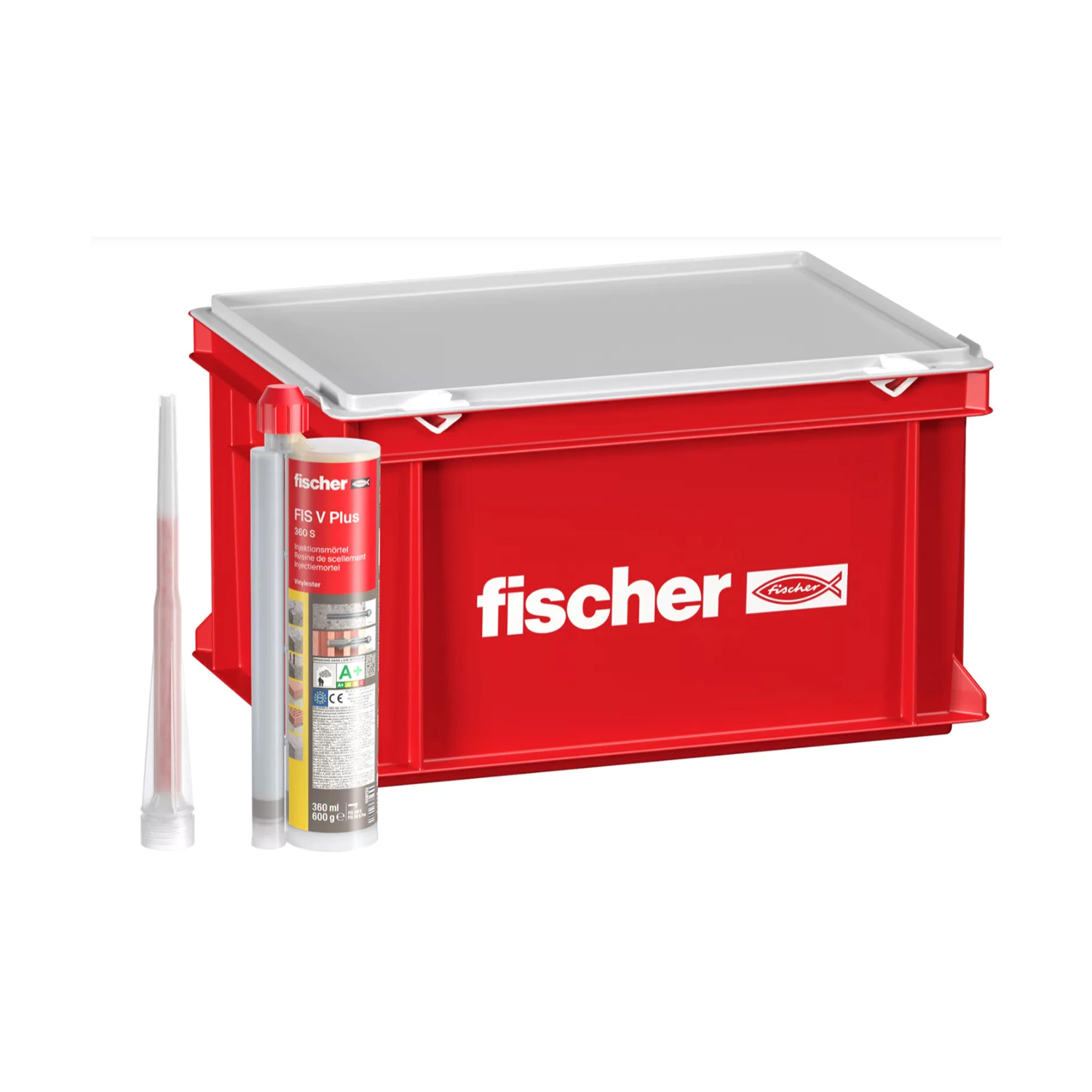 Fischer 558757 FIS V Plus 360 S Injectiemortel 20 stuks in krat incl. 40 mengtuiten - 20 x 360ml-image
