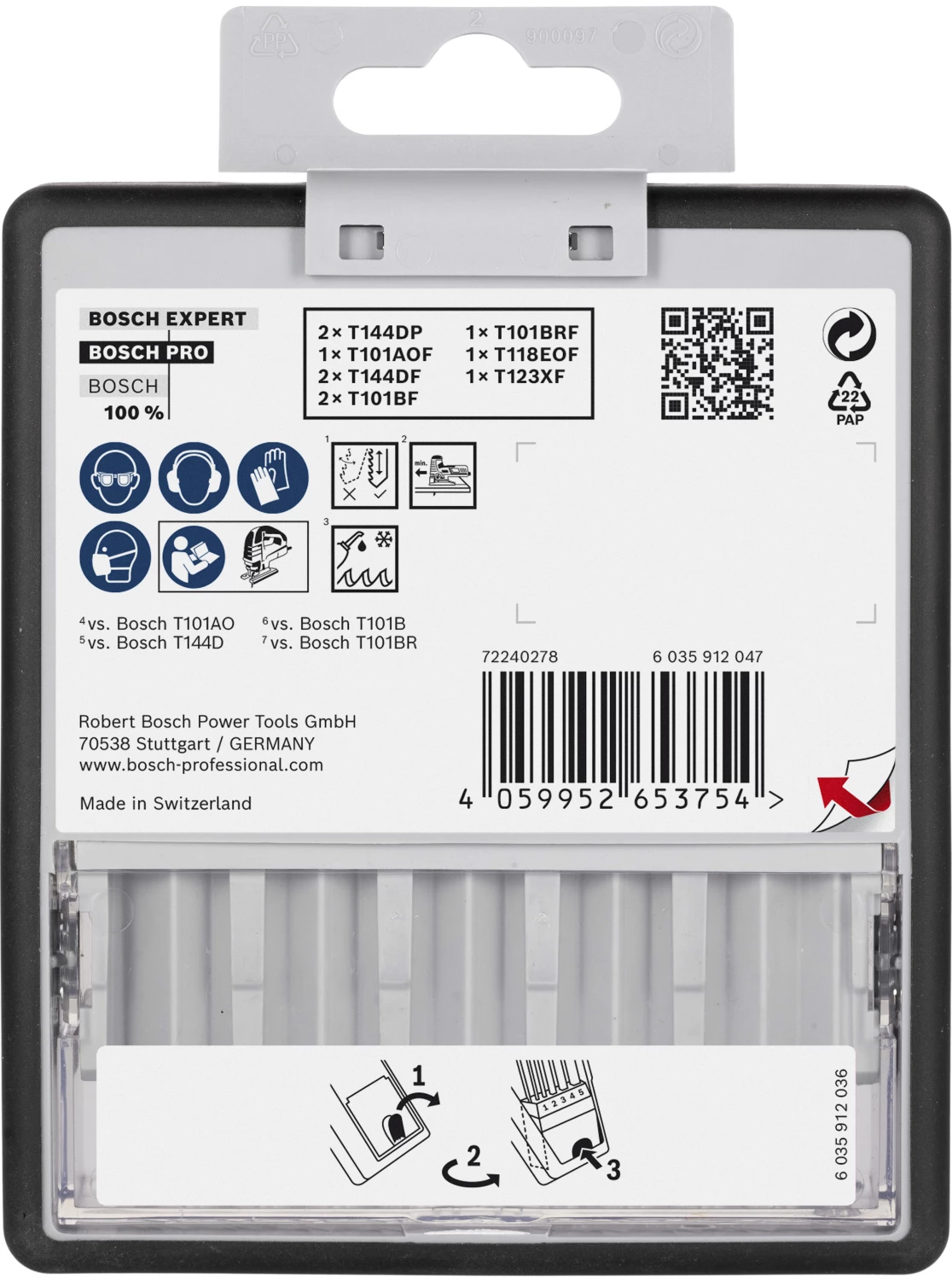Bosch 2607011944 PRO 10-delige Hout en Metaal zaagbladenset in Robustline cassette-image
