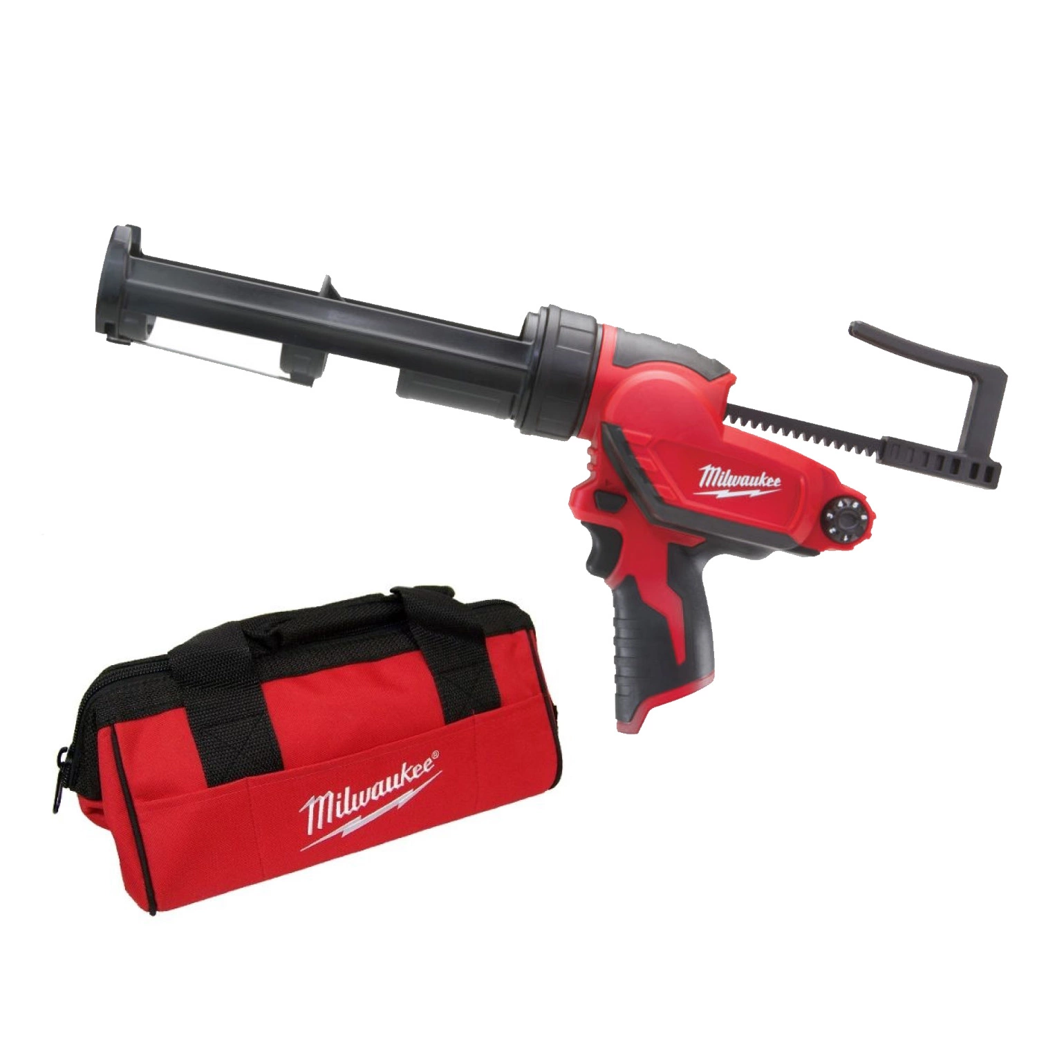 Milwaukee M12 PCG/310C-0 Pistolet à colle / mastic sans fil avec porte-cartouche - 12V Li-ion - Machine seule-image