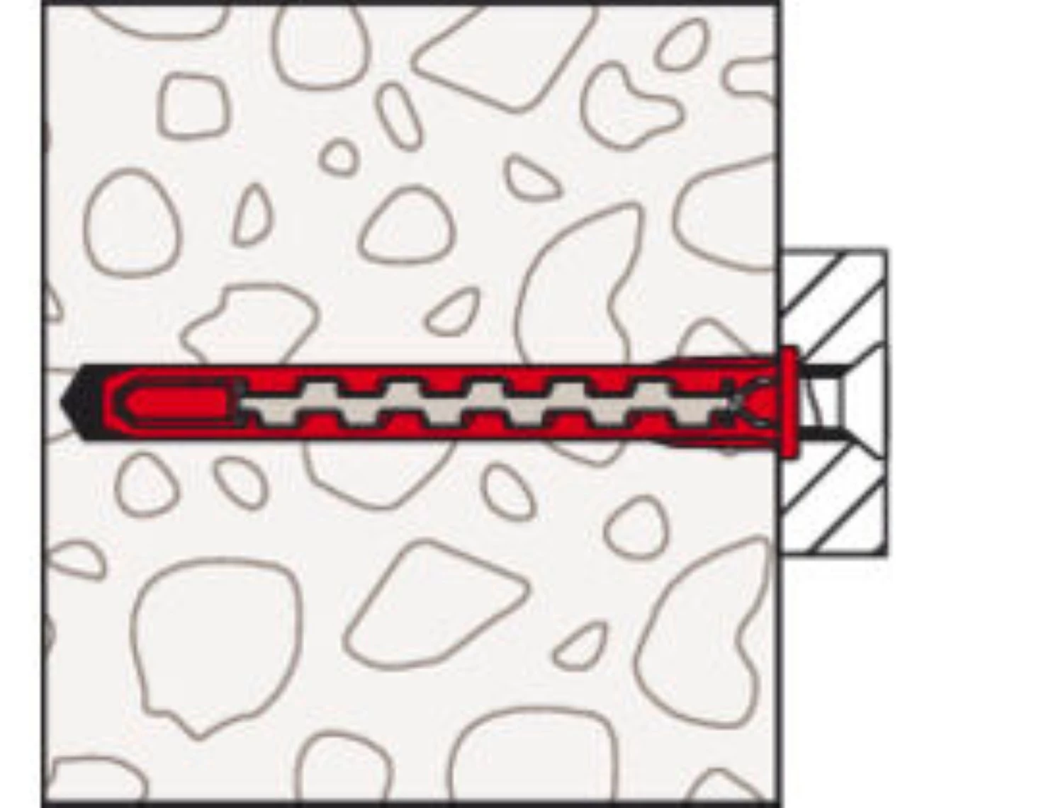 Fischer 577364 Nylon plug HybridPower 10 x 90 FUS met schroef (50st)-image