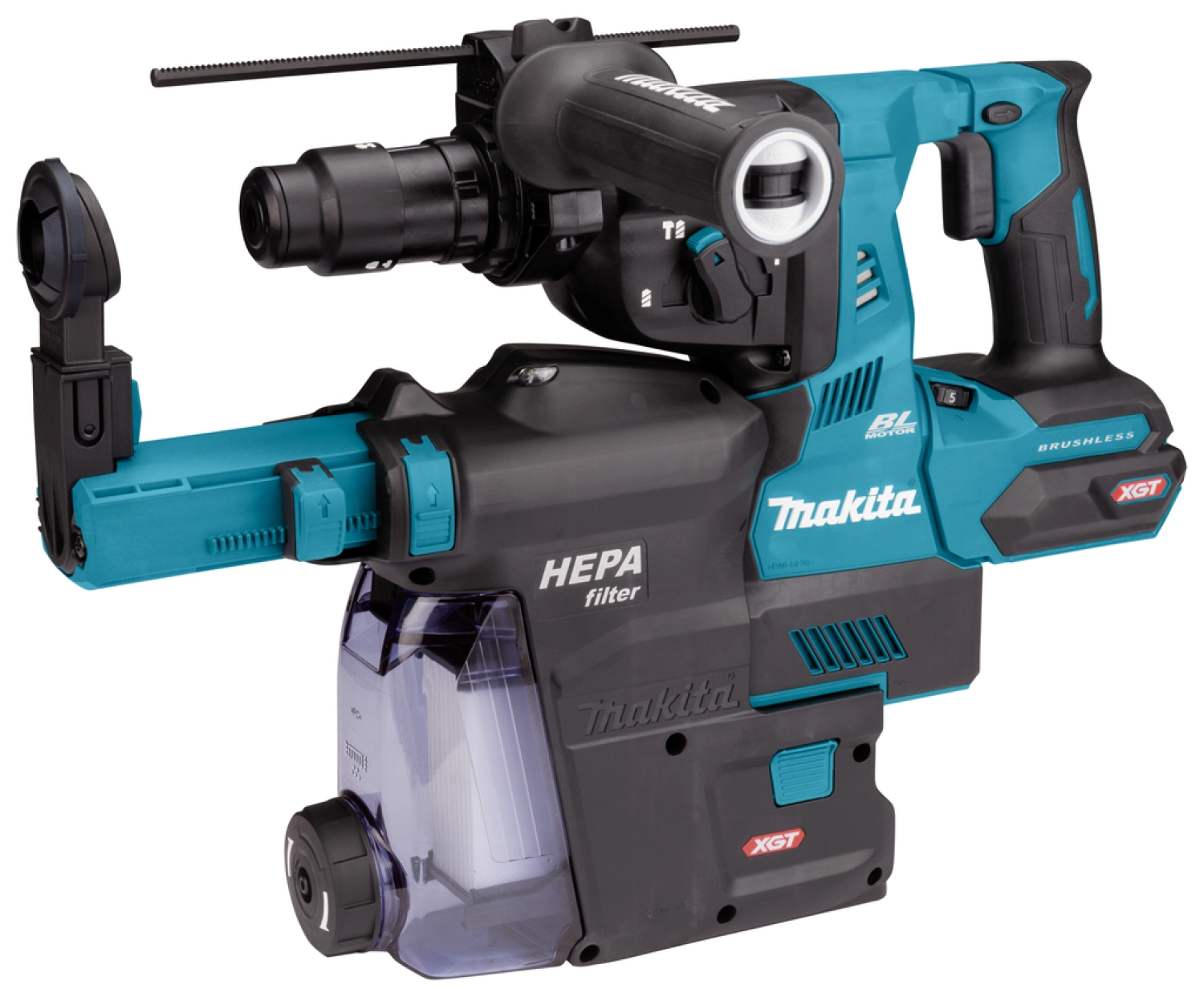 Makita HR004GZ02 XGT 40V Max Li-Ion accu SDS-Plus combihamer body incl. stofafzuigsysteem in Mbox - 2,9J - koolborstelloos-image