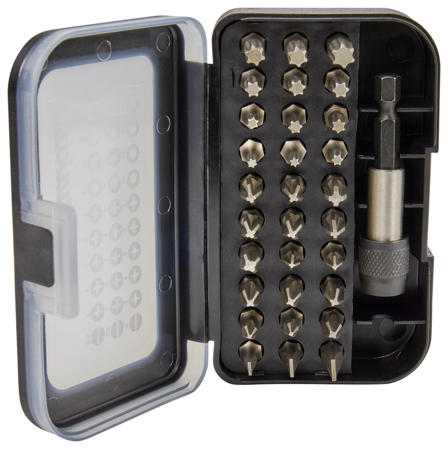 Makita D-30667 31 delige bitset in cassette met riemclip-image