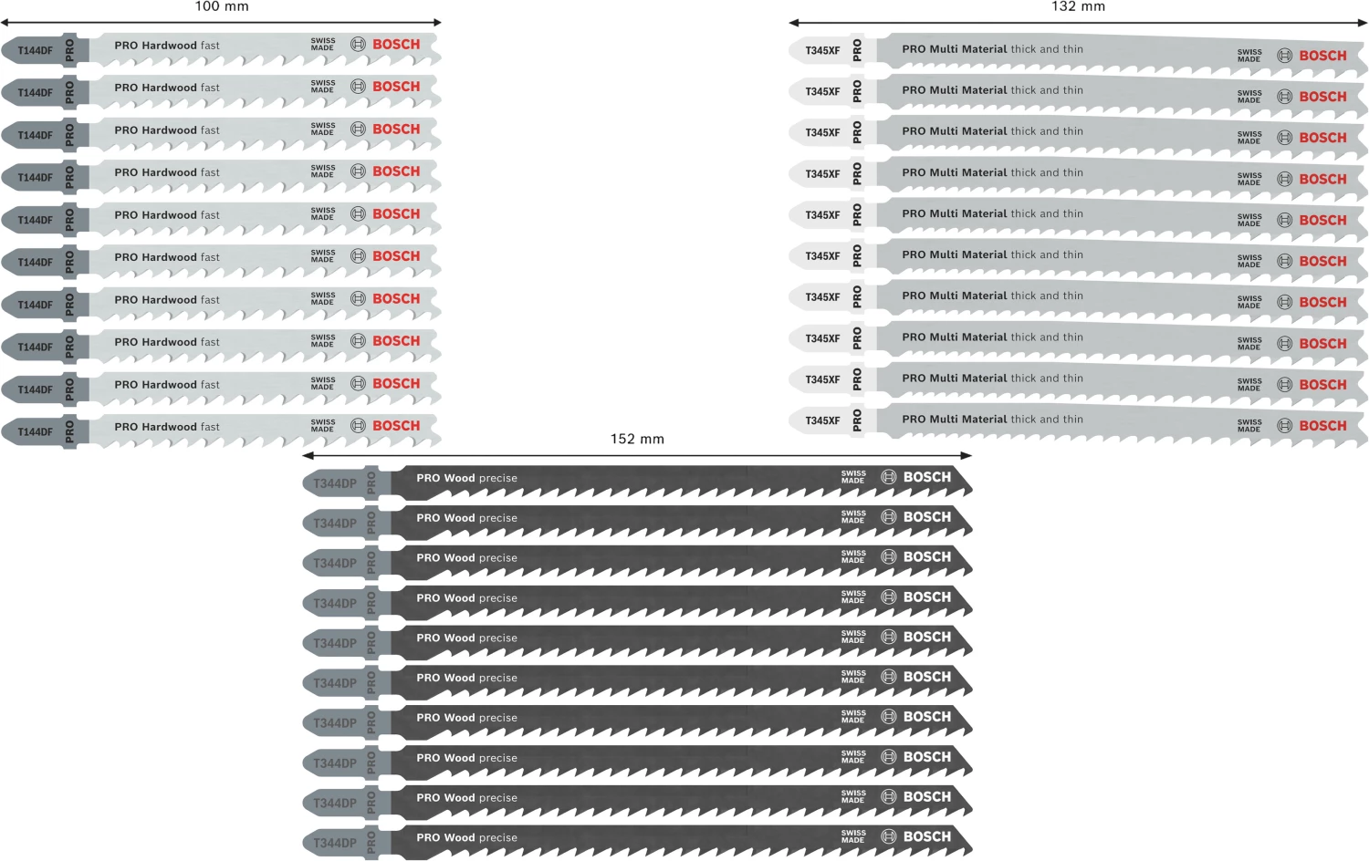 Bosch 2607011946 PRO 30-delige Hout en Metaal Rough Cut zaagbladenset in Toughbox-image