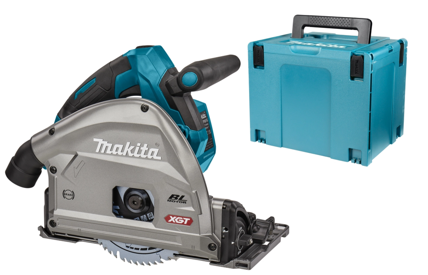 Makita SP001GZ03 XGT 40V Max Li-ion accu invalcirkelzaag 165mm body in Mbox - met AWS zender-image
